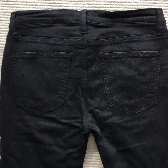 Current Elliott black denim - Picture 4 of 4